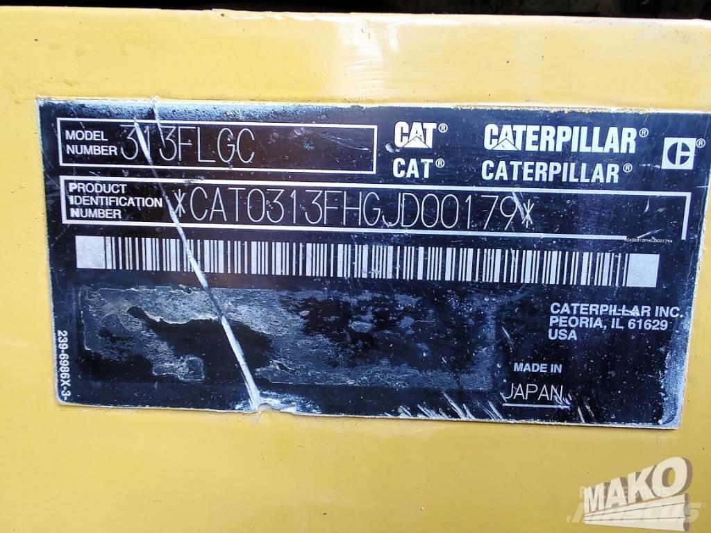 CAT 313 Escavadoras de rastos