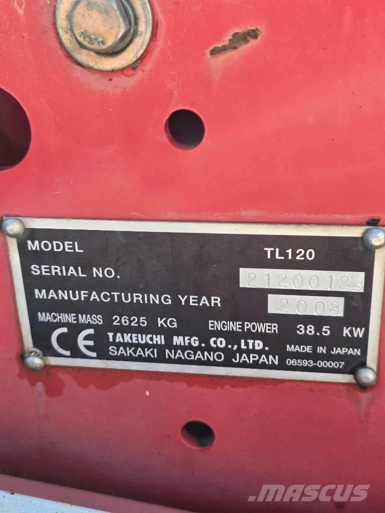 Takeuchi TL120 Carregadoras de direcção deslizante