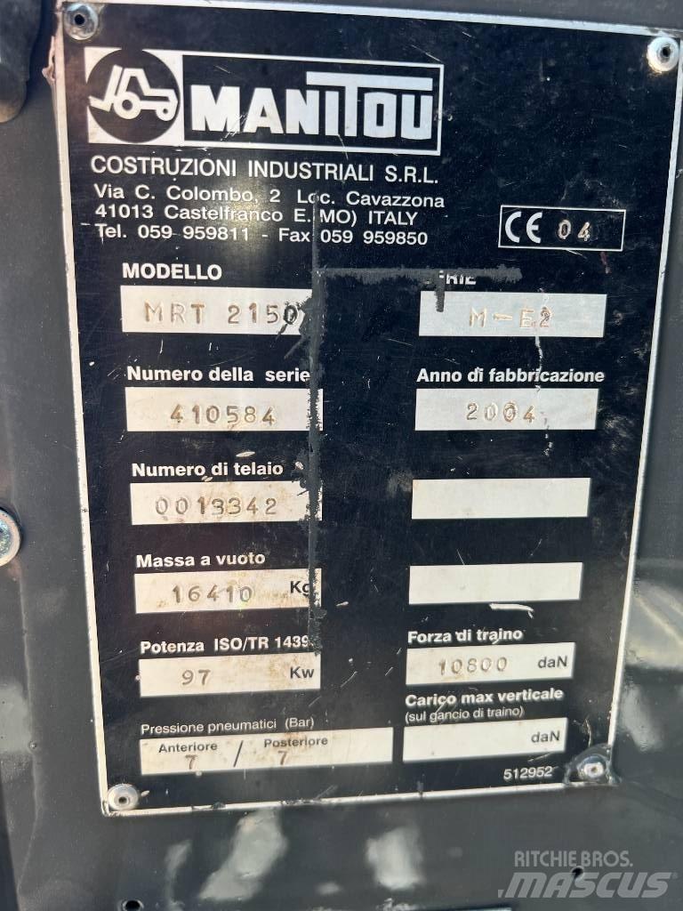 Manitou MRT 2150 Manipuladores telescópicos