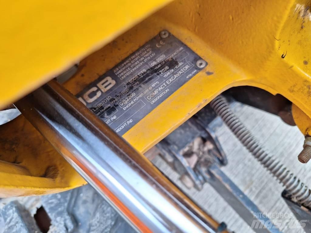JCB 8008 Mini Escavadoras <7t
