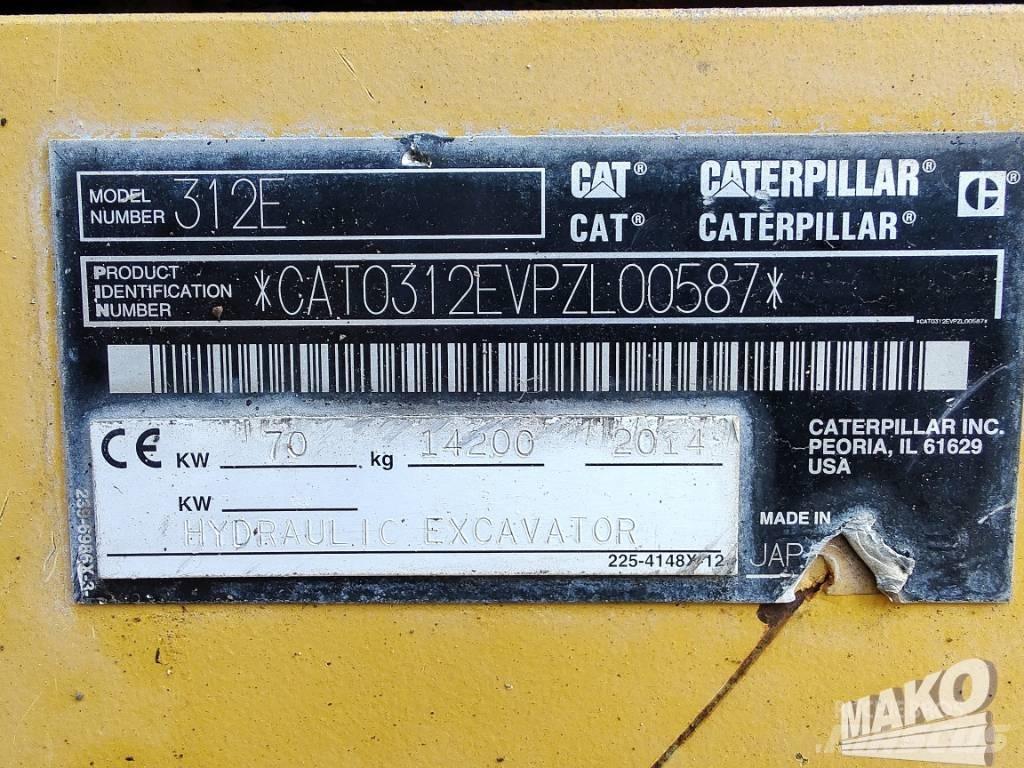 CAT 312 E Escavadoras de rastos