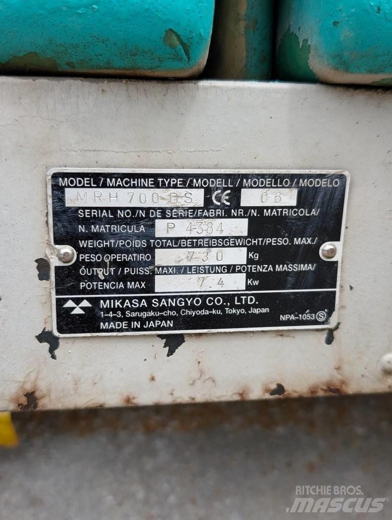 Mikasa MRH 700 DS Compactadores para terra