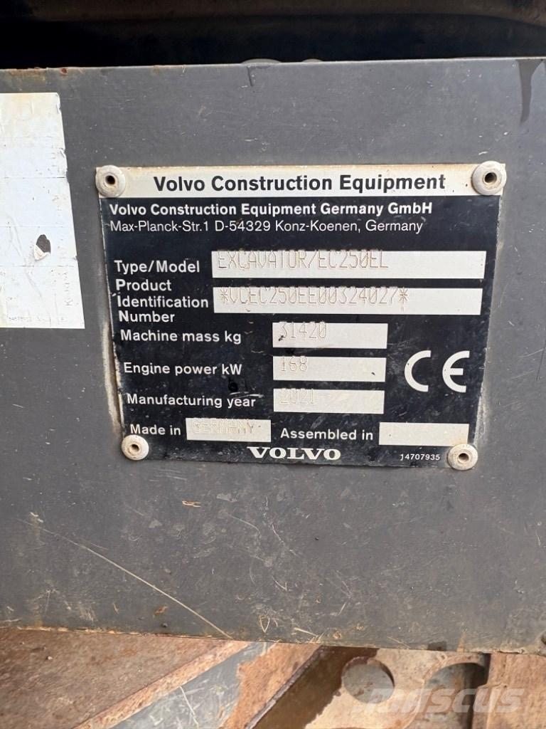 Volvo EC 250 EL Escavadoras de rastos