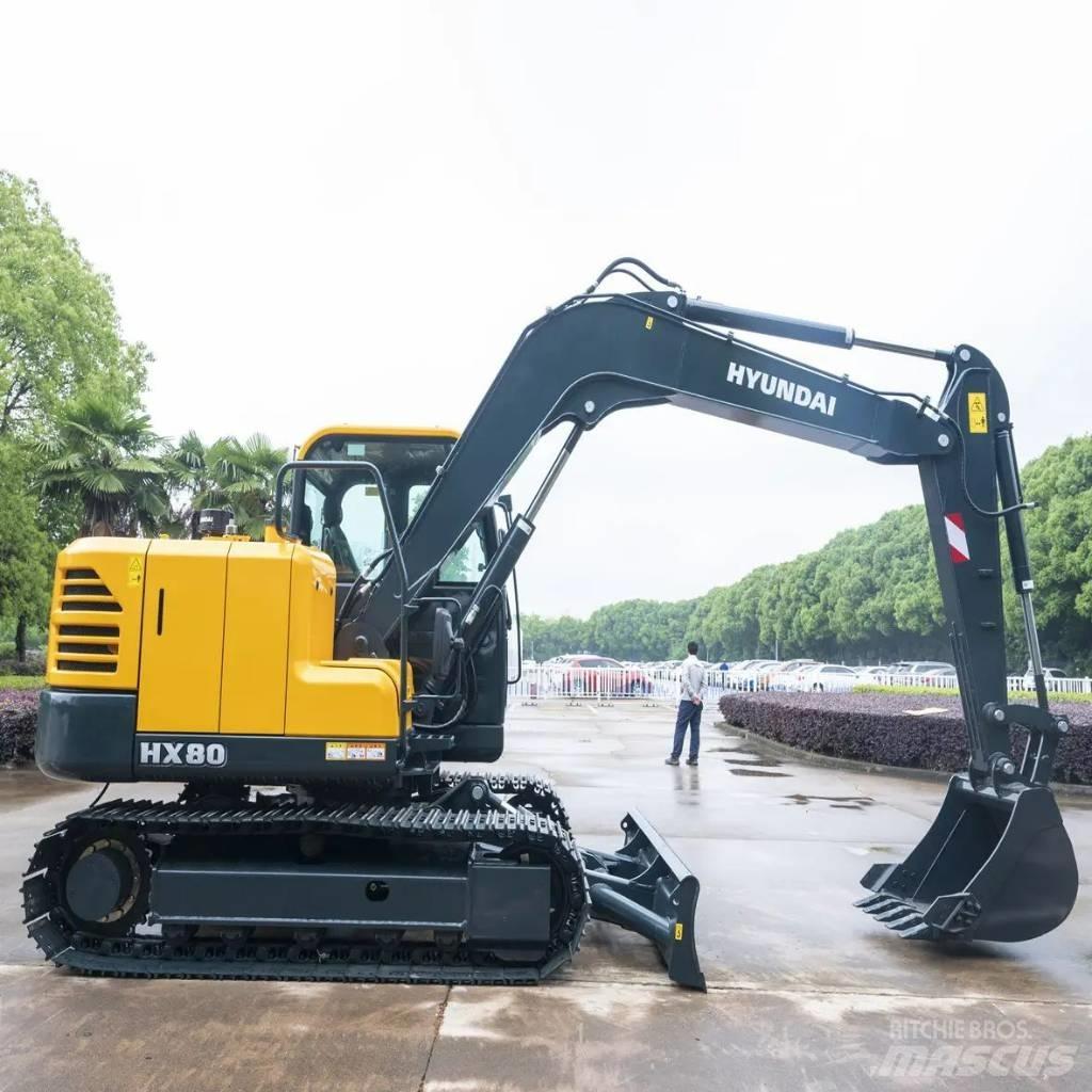 Hyundai HX80 Escavadoras Midi 7t - 12t