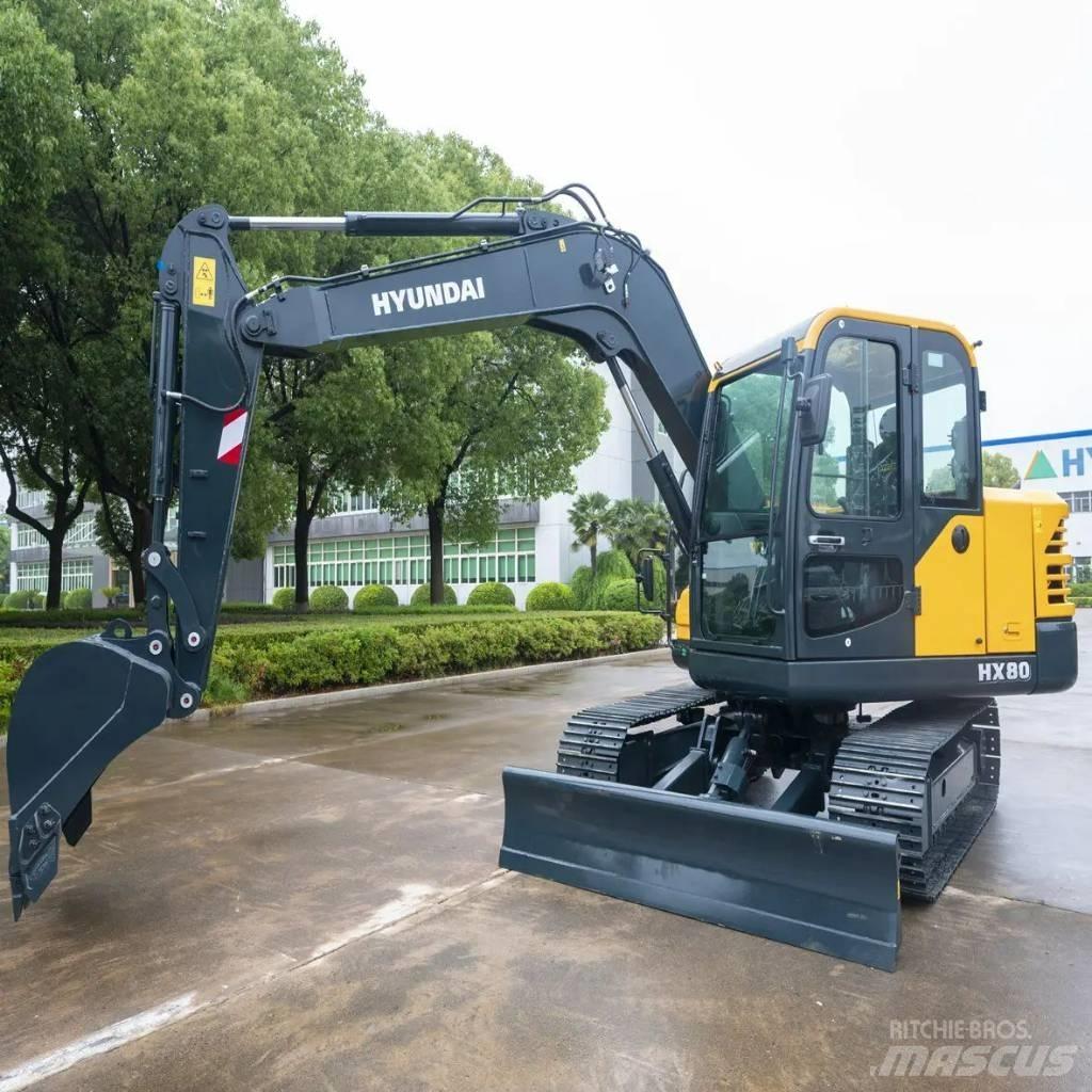 Hyundai HX80 Escavadoras Midi 7t - 12t