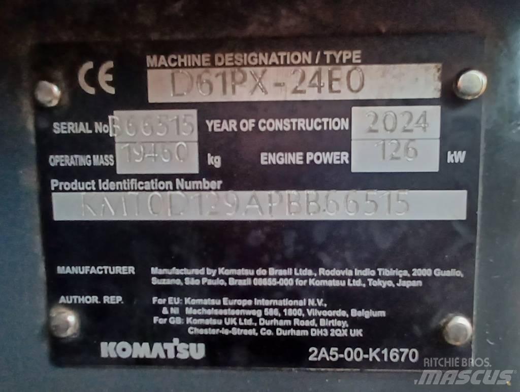 Komatsu D61PX-24 Dozers - Tratores rastos