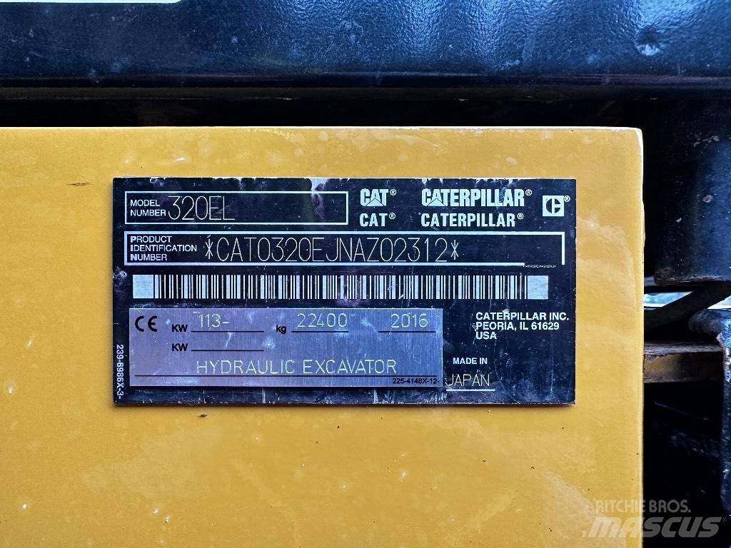 CAT 320 EL Escavadoras de rastos