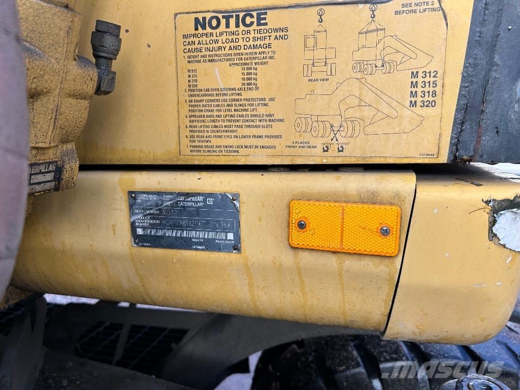 CAT M312 Pás carregadoras de rodas