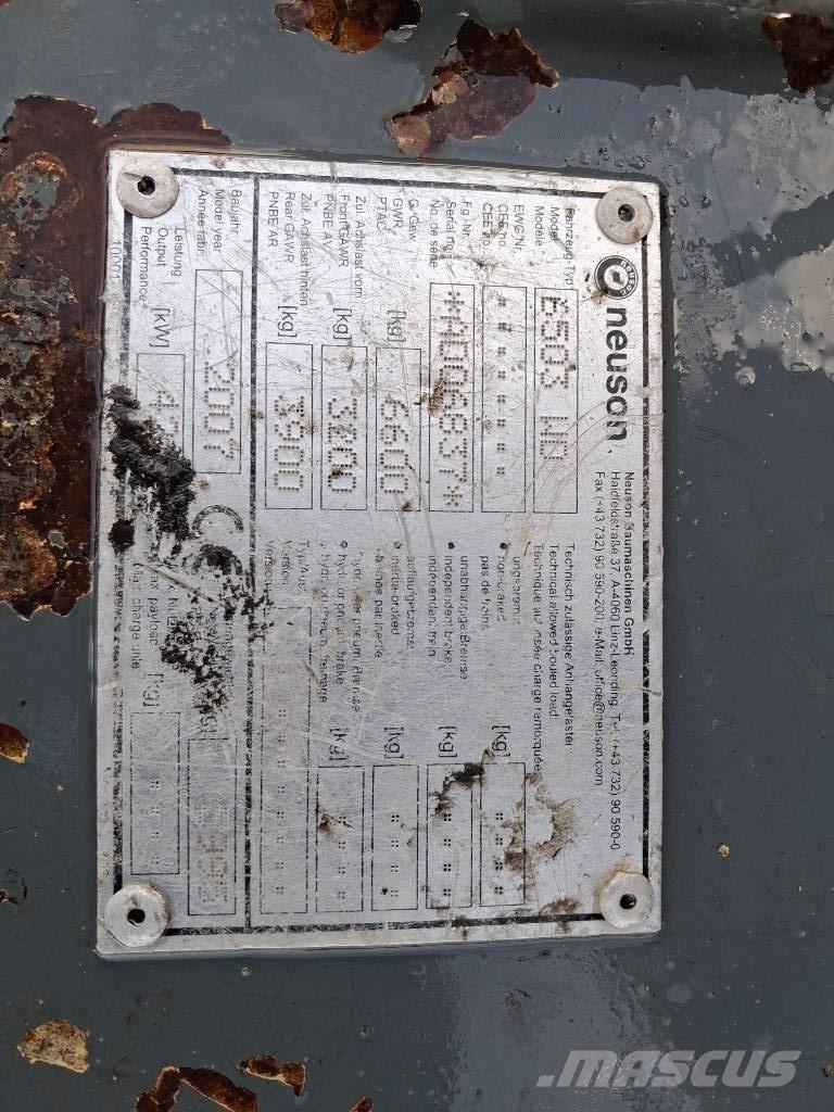 Neuson 6503 WD Escavadoras de rodas