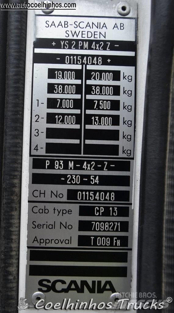 Scania 93M 230 Camiões caixa cortinas laterais