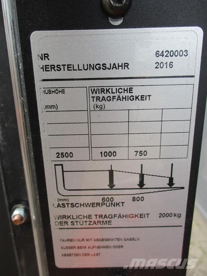BT SPE200D Porta-paletes com plataforma