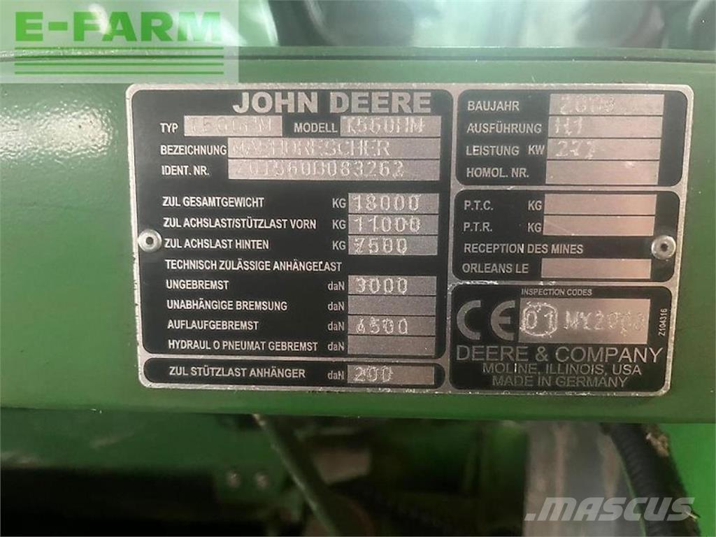 John Deere t560 hm Ceifeiras debulhadoras