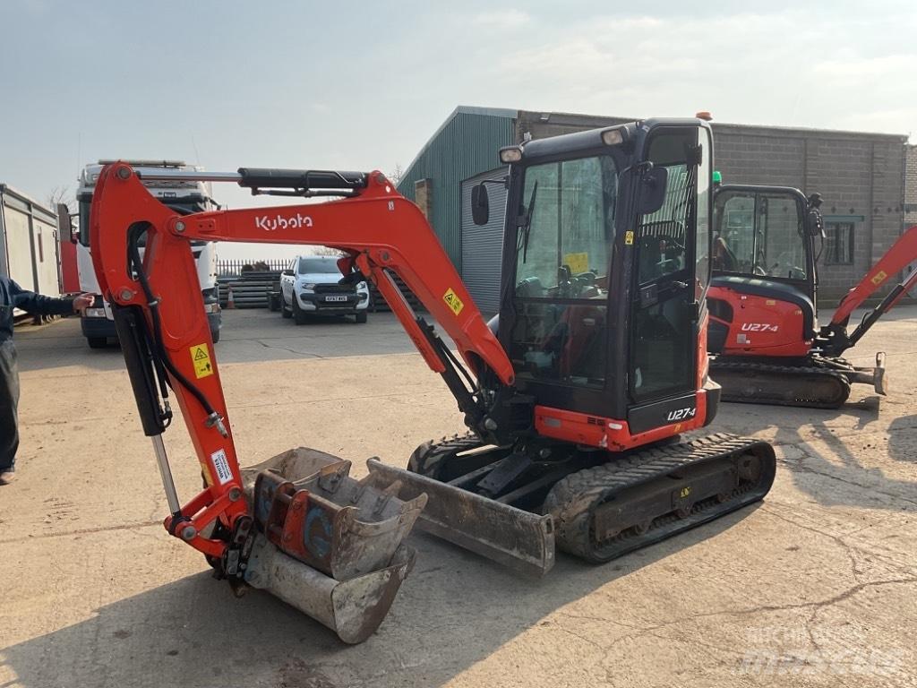 Kubota U27-4 Mini Escavadoras <7t