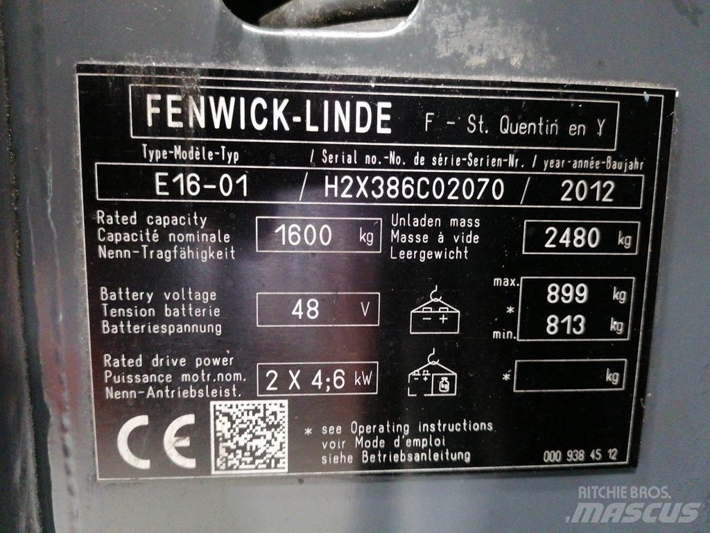 Linde E16-01 Empilhadores eléctricos