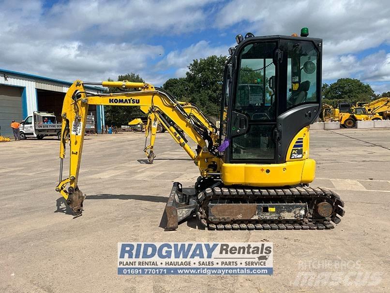 Komatsu PC 26 MR Mini Escavadoras <7t