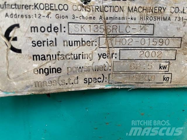 Kobelco SK 135 SR LC Escavadoras de rastos