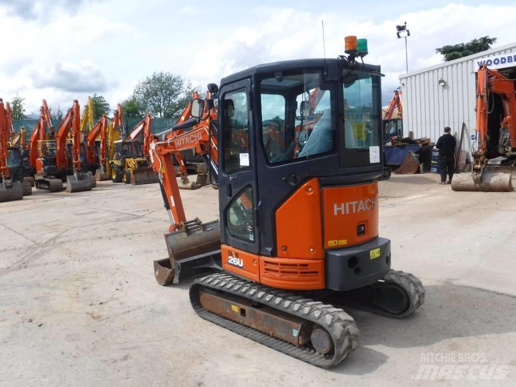 Hitachi ZX 26 U-6 Mini Escavadoras <7t