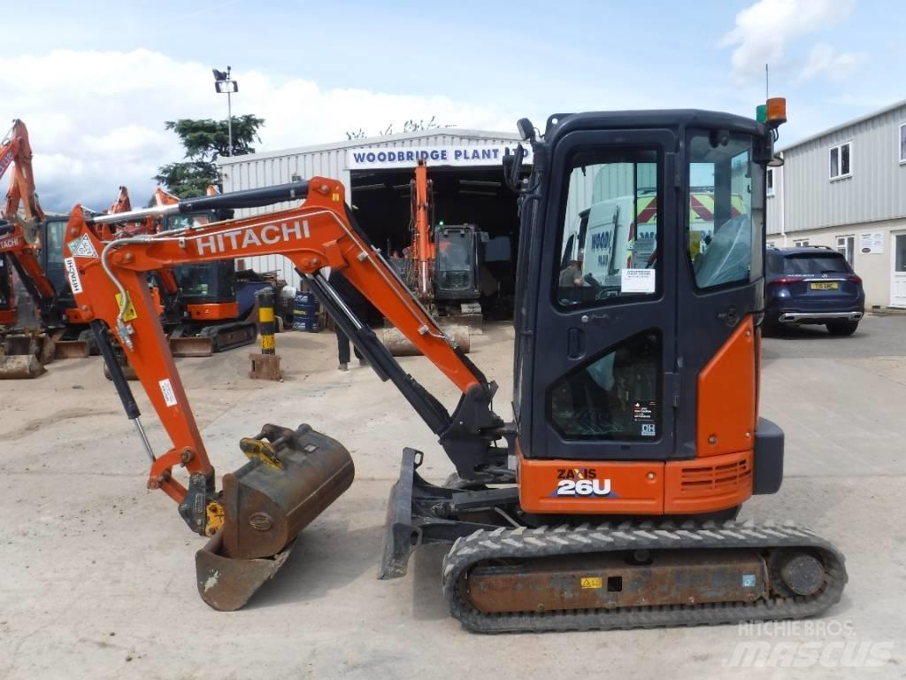 Hitachi ZX 26 U-6 Mini Escavadoras <7t