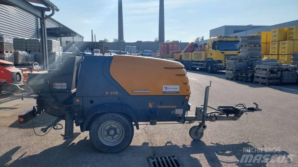 Putzmeister P 718 TD Camiões bomba Betão