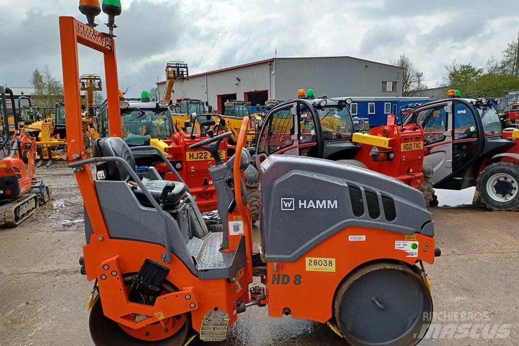 Hamm HD 8 VV Cilindros Compactadores tandem