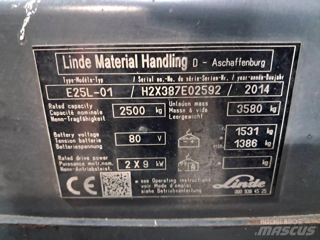 Linde E25L-01 Empilhadores eléctricos