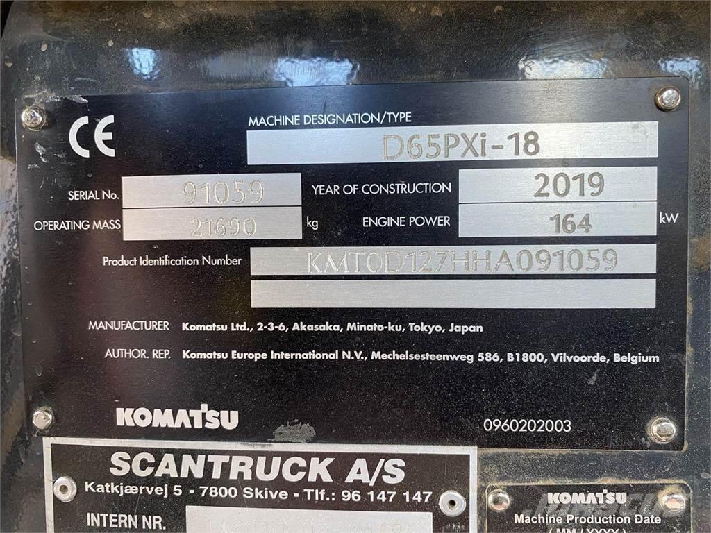 Komatsu D65PXI-18 Dozers - Tratores rastos