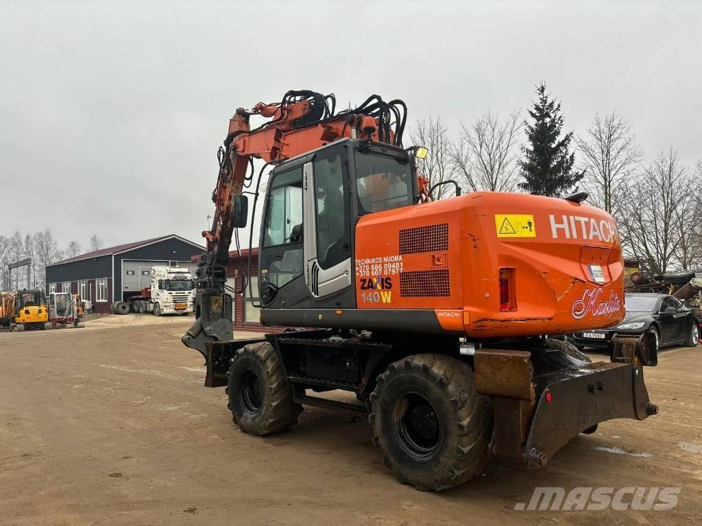 Hitachi ZX140 W-3 Escavadoras de rodas