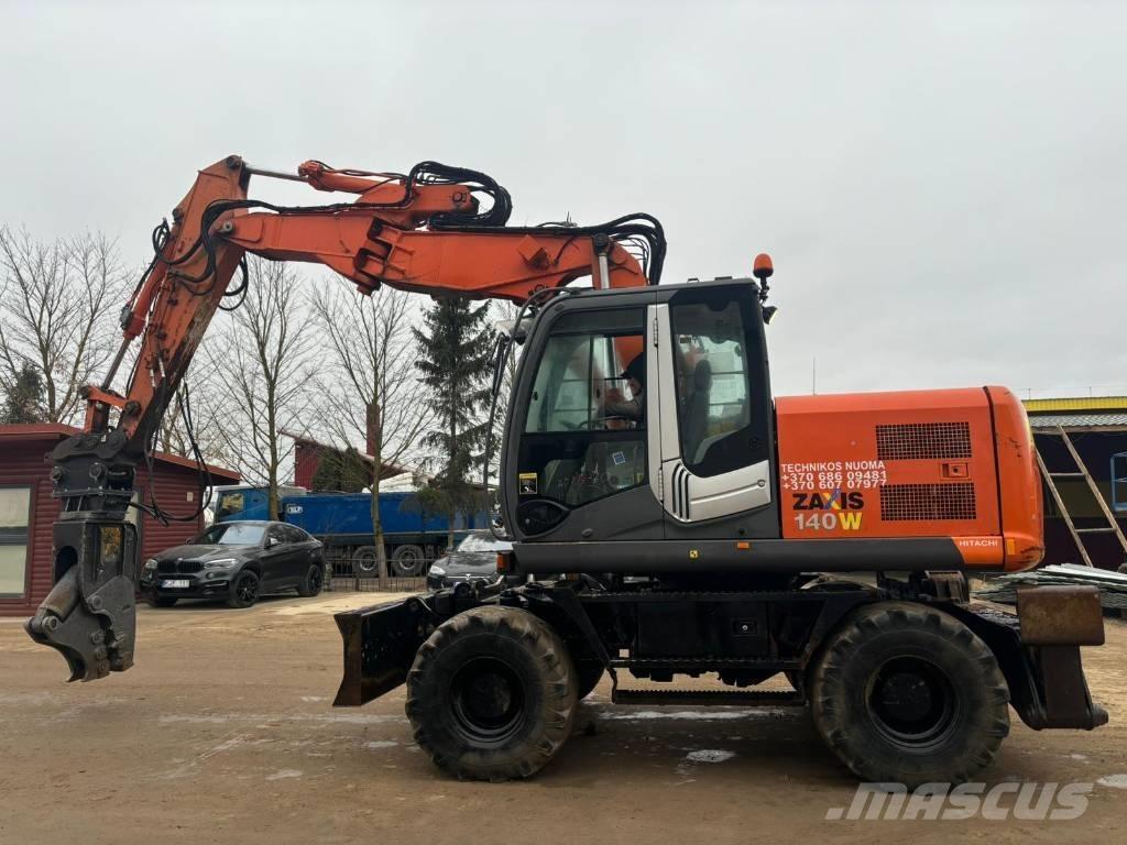 Hitachi ZX140 W-3 Escavadoras de rodas