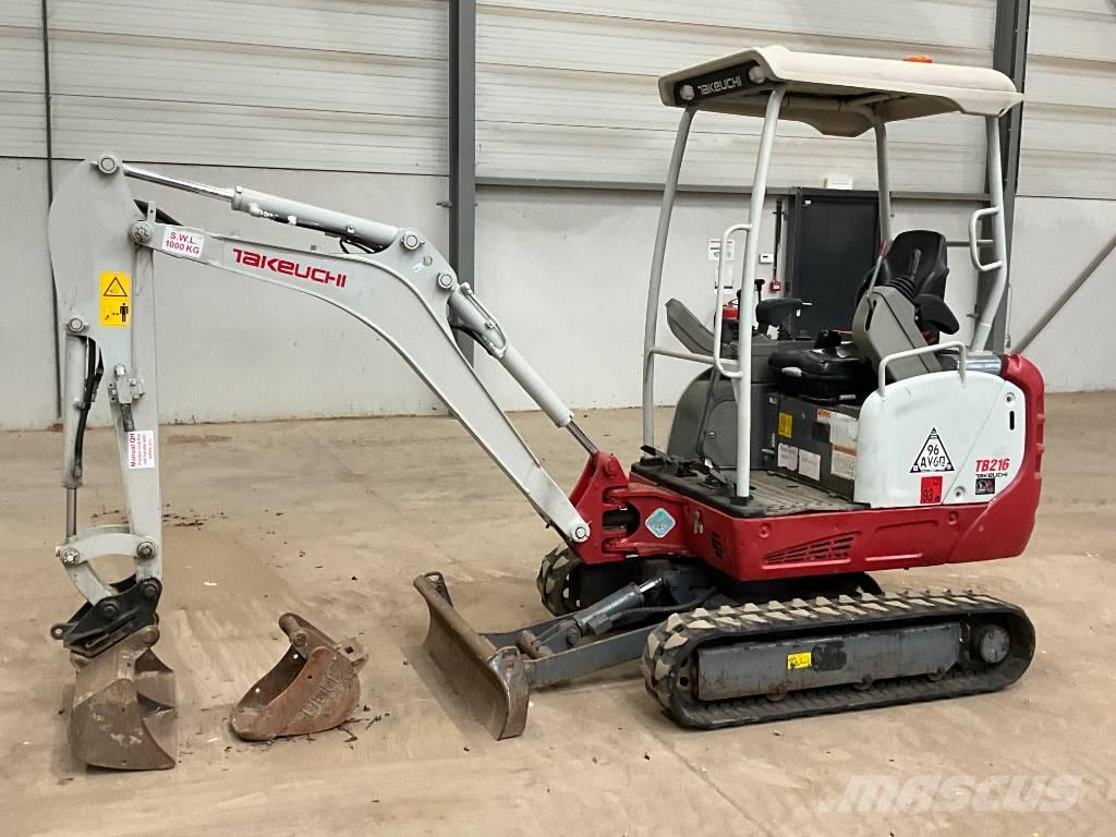 Takeuchi TB 216 Mini Escavadoras <7t
