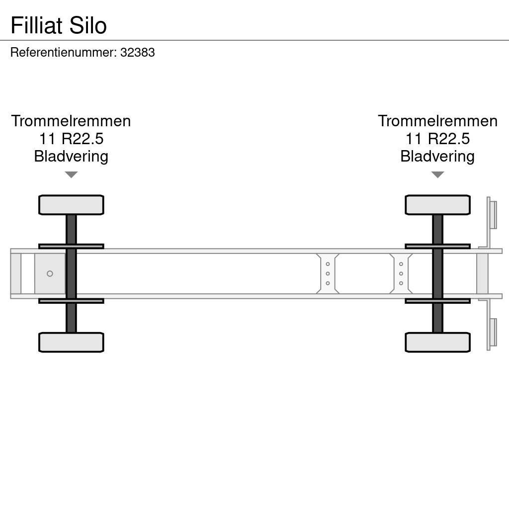  FILLIAT Silo Semi Reboques Cisterna