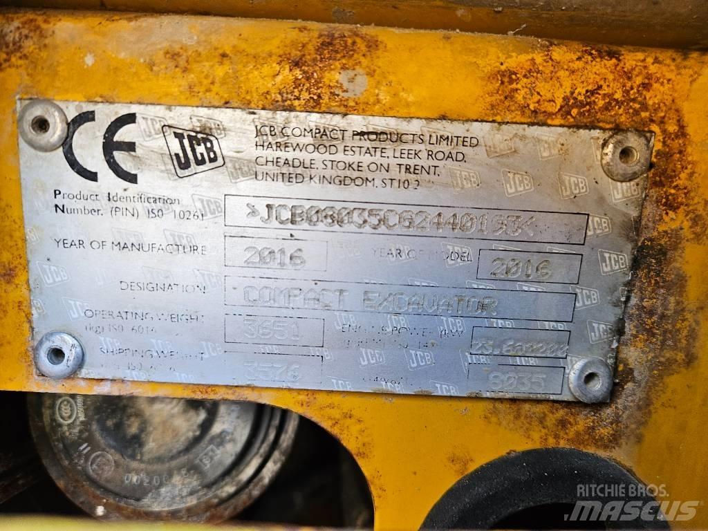 JCB 8035 Mini Escavadoras <7t
