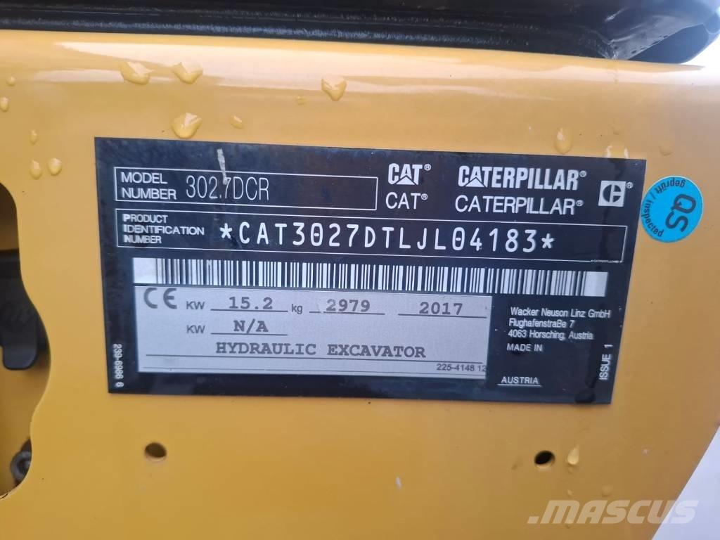 CAT 302.7 D CR Mini Escavadoras <7t