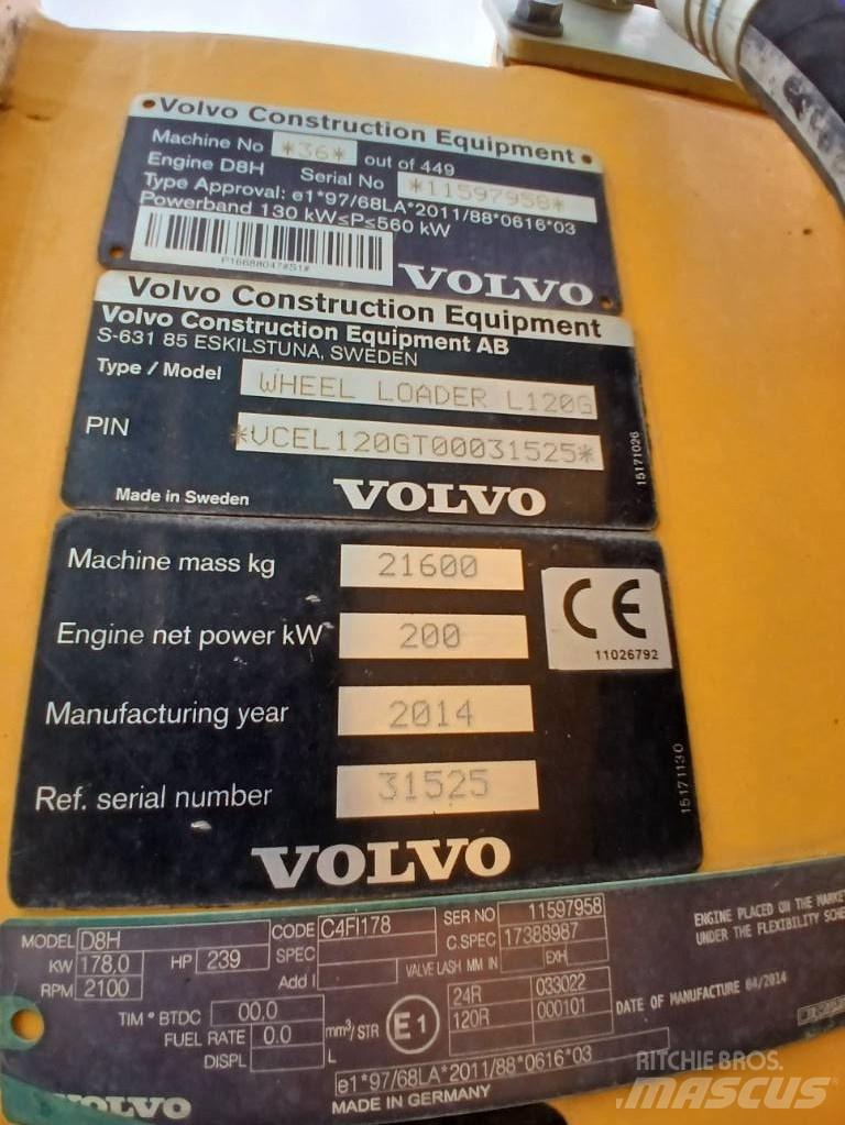 Volvo L 120 G Pás carregadoras de rodas