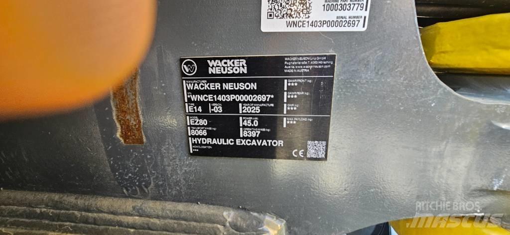 Wacker Neuson EZ 80 Escavadoras Midi 7t - 12t