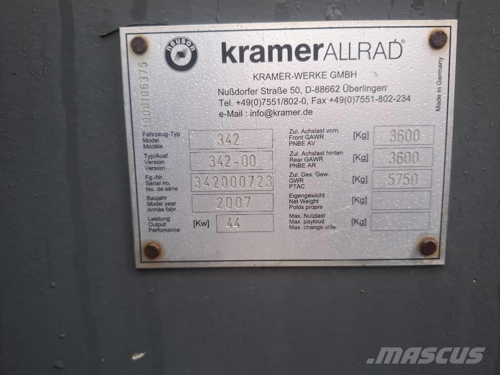 Kramer 380 Pás carregadoras de rodas