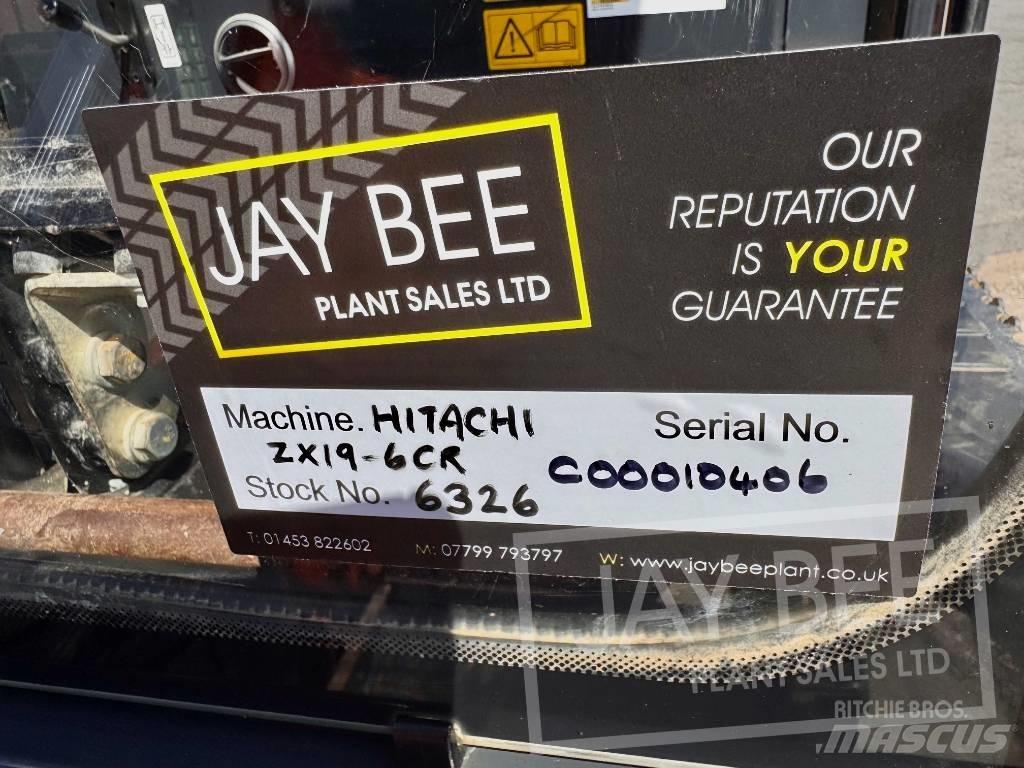 Hitachi ZX 19 U Mini Escavadoras <7t