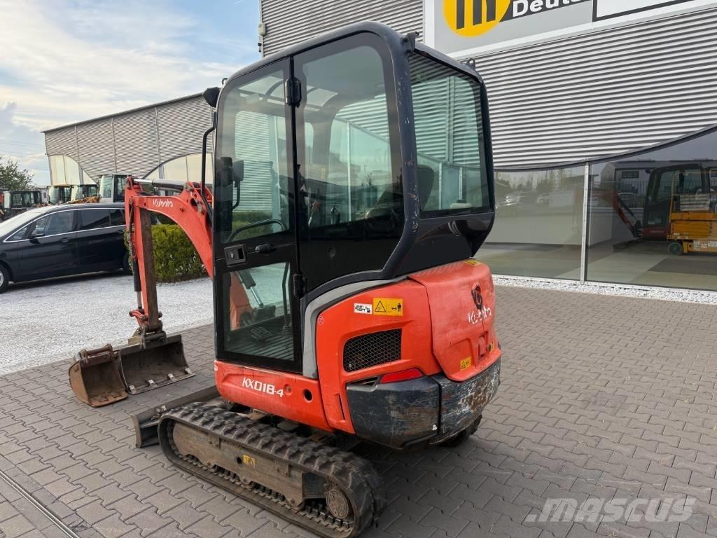 Kubota KX 018-4 Mini Escavadoras <7t