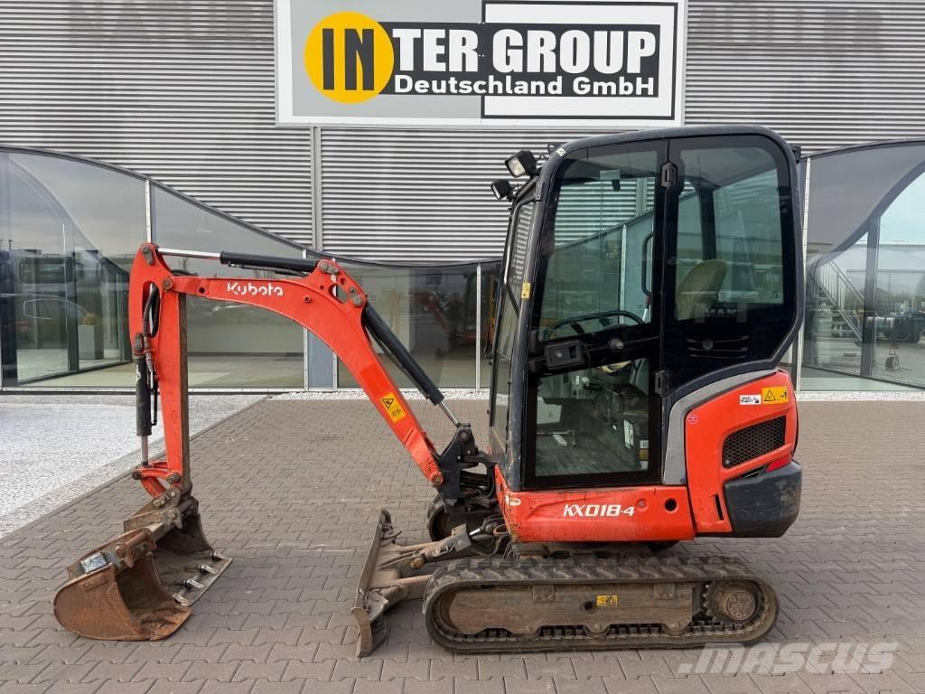Kubota KX 018-4 Mini Escavadoras <7t