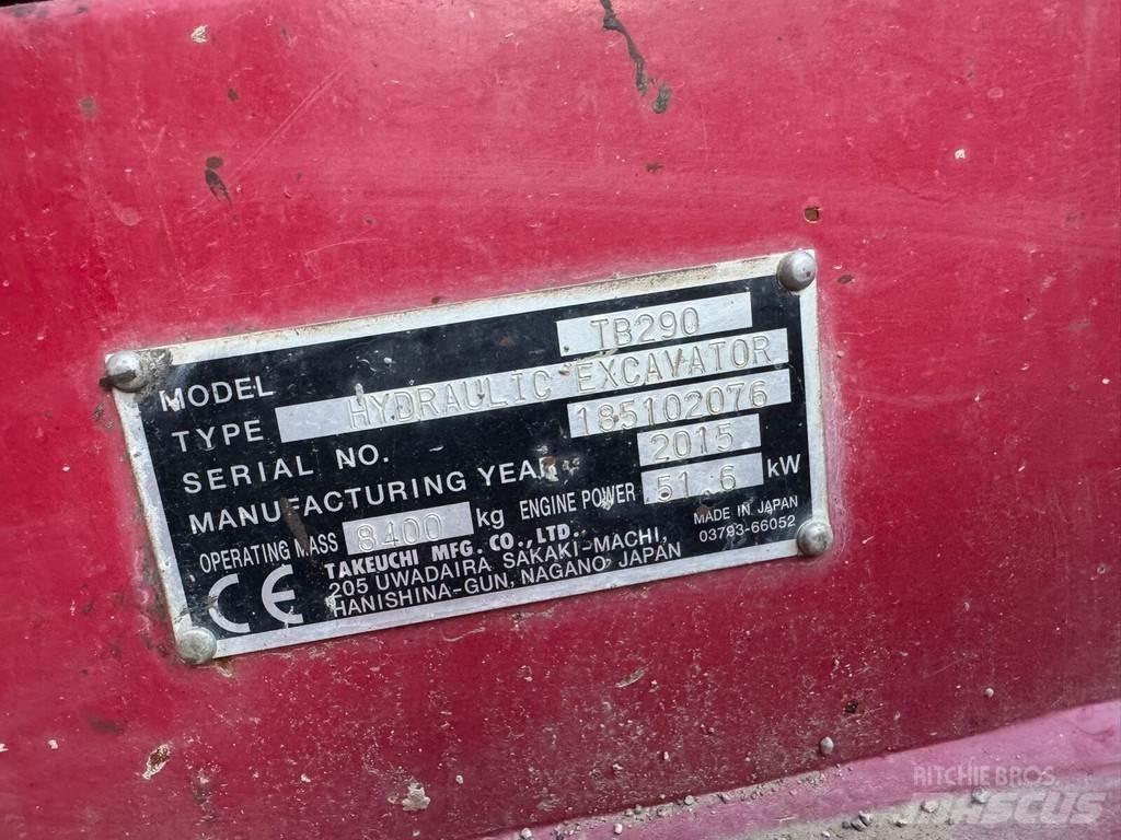 Takeuchi TB 290 Escavadoras de rastos