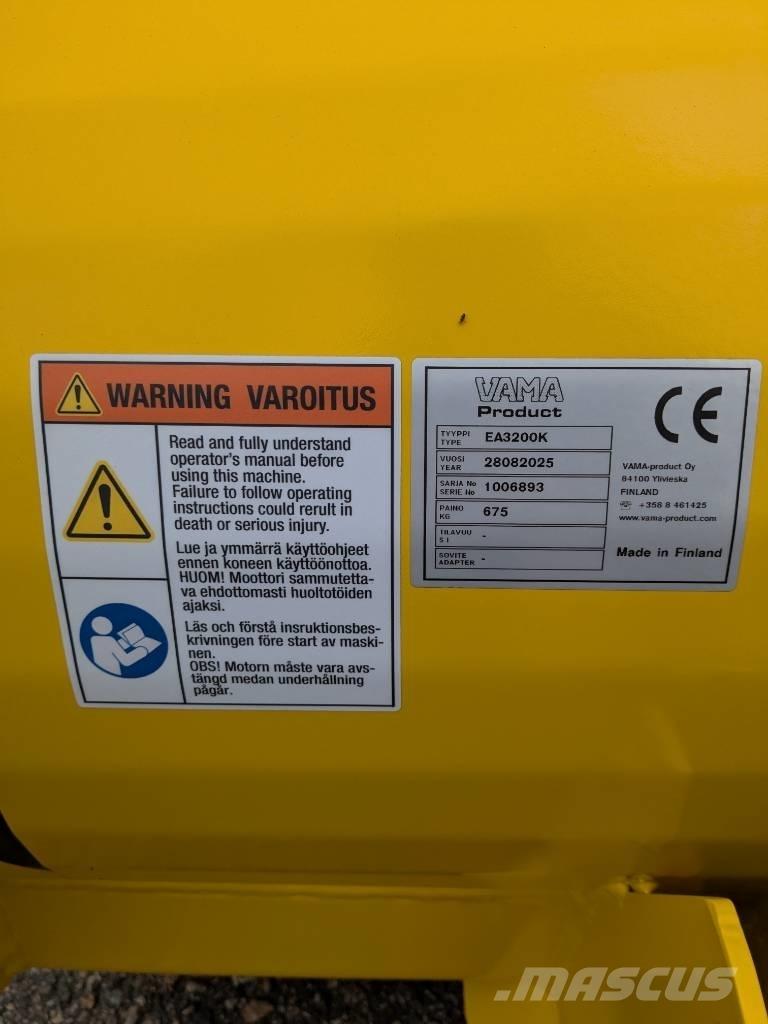 Vama EA 3200 K Lâminas de neve e arados