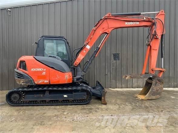 Kubota KX080-4 Escavadoras de rastos