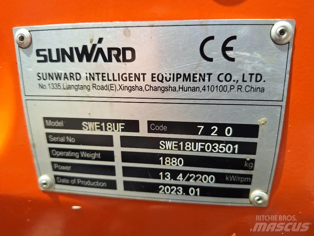 Sunward SWE 18 UF Mini Escavadoras <7t