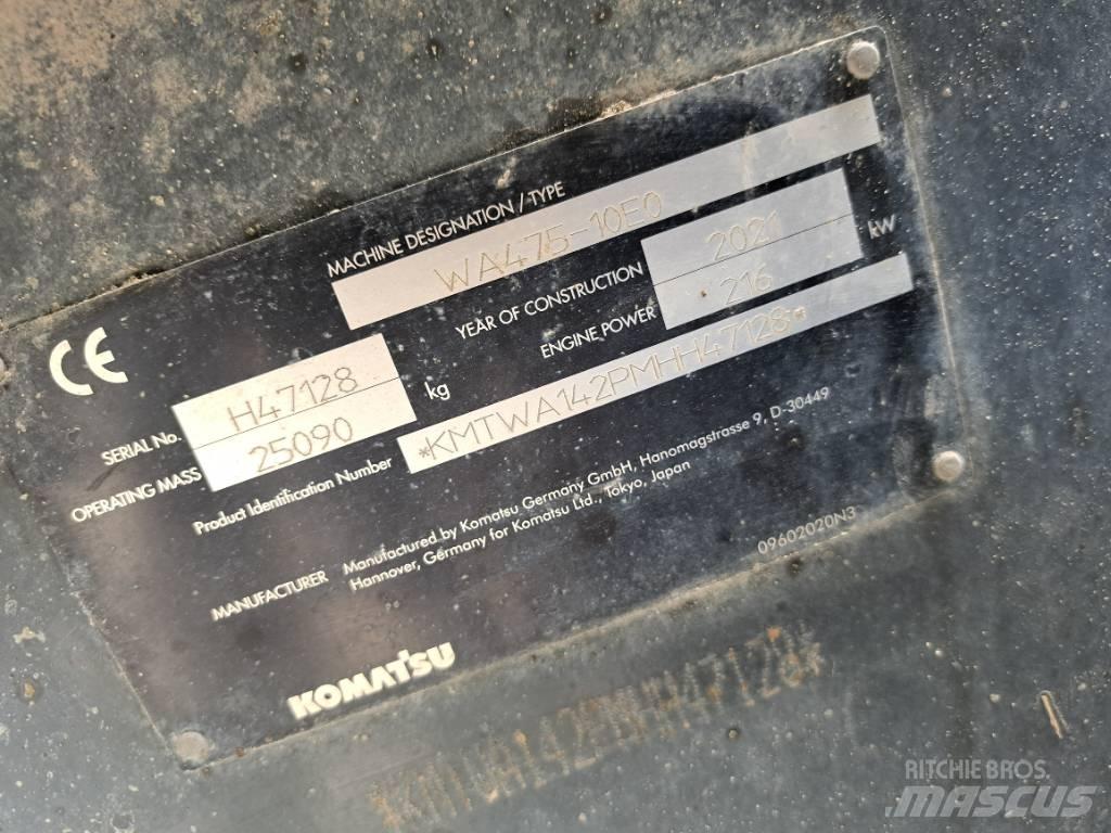 Komatsu WA475-10E0 Pás carregadoras de rodas