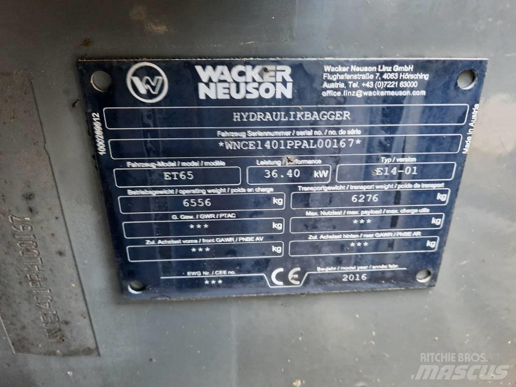 Wacker Neuson ET 65 Mini Escavadoras <7t