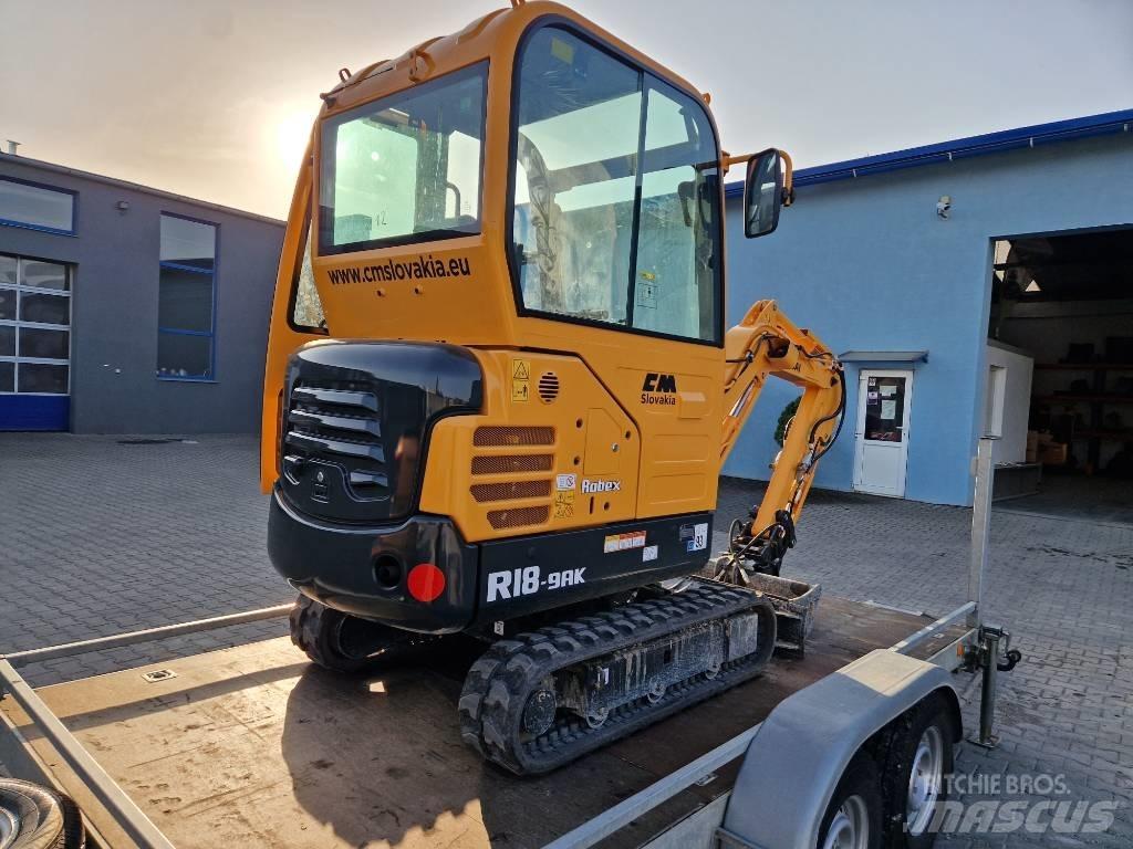 Hyundai R18-9AK Mini Escavadoras <7t