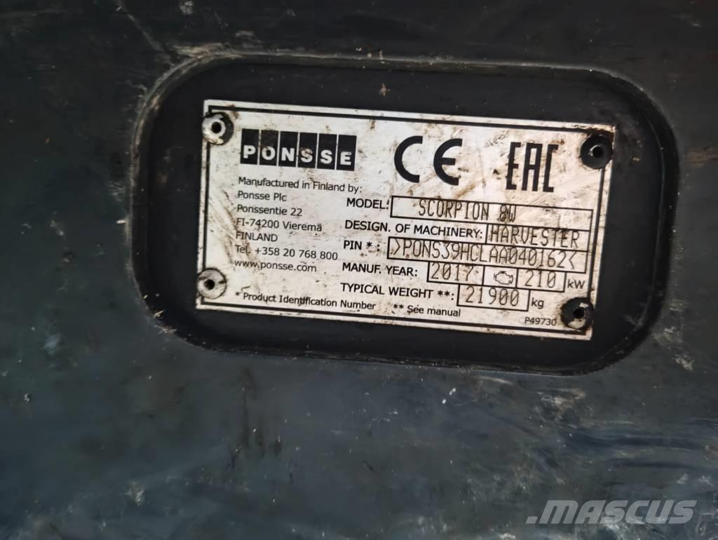 Ponsse Scorpion Processadores florestais