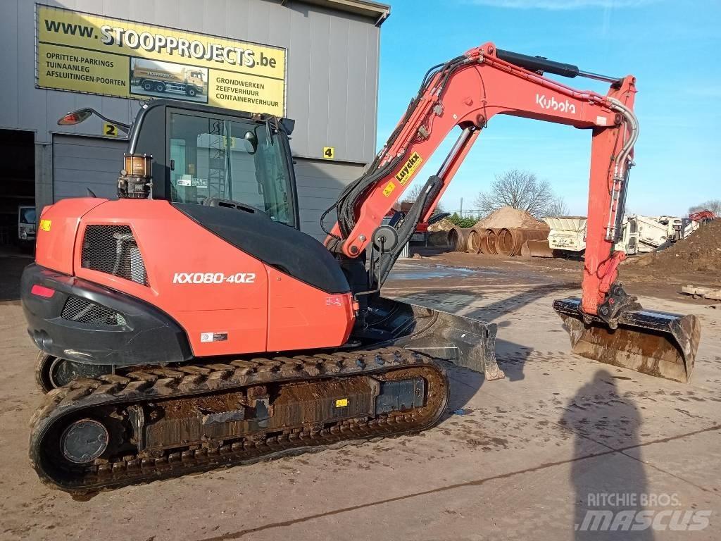 Kubota KX 080 Escavadoras Midi 7t - 12t