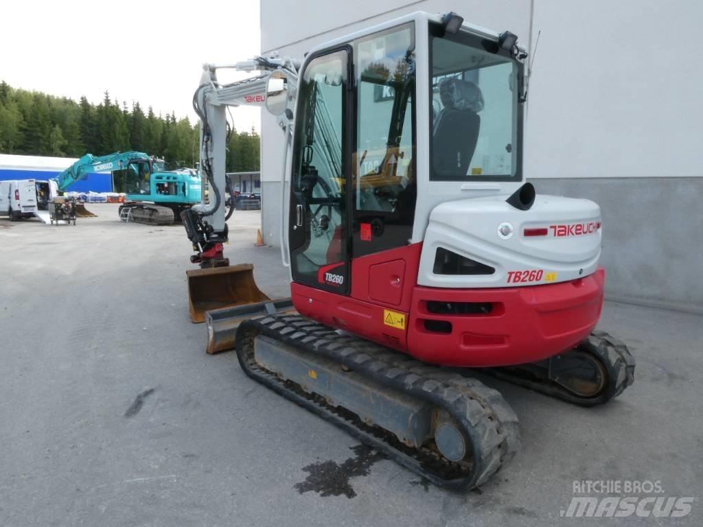 Takeuchi TB260 Mini Escavadoras <7t