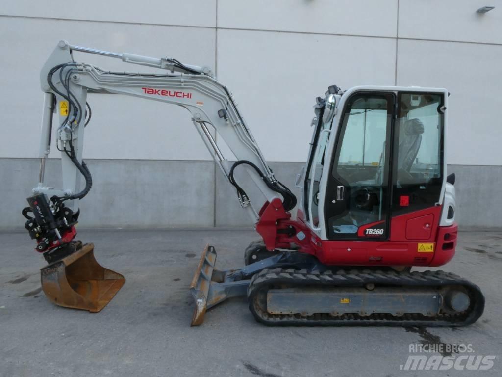 Takeuchi TB260 Mini Escavadoras <7t