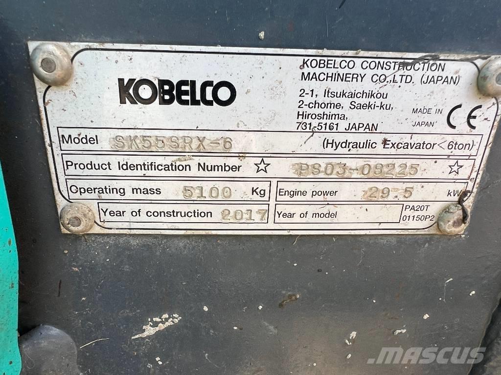 Kobelco SK 55 SRX-6 Mini Escavadoras <7t